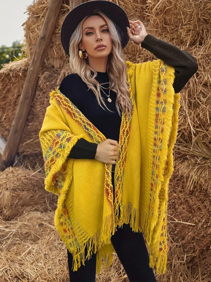 Bohemian Dreams Hooded Cape - Transform Any Ordinary Day Into a Style Adventure That Makes You Feel Like the Free-spirited Goddess You Are