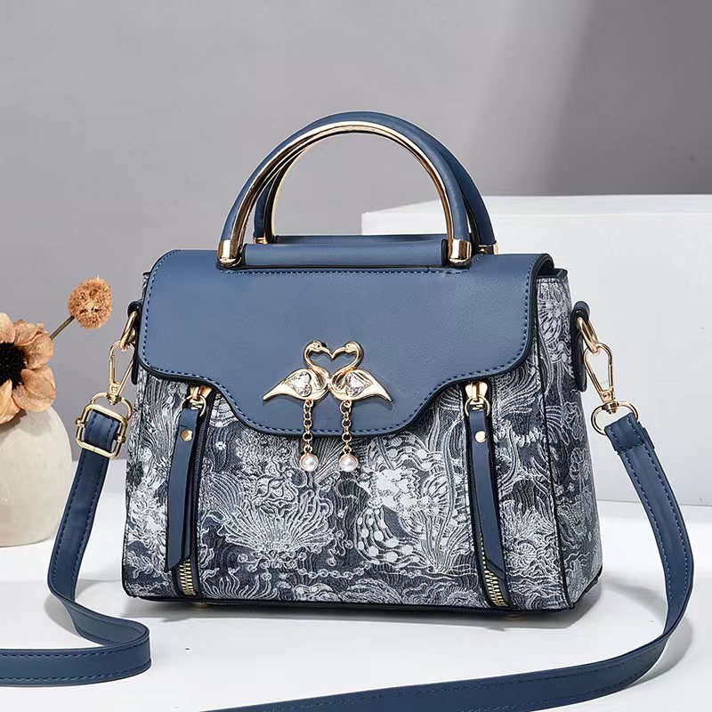 Golden Swan Dreams Handbag - Elevate Your Confidence and Grace With This Sophisticated Statement Piece That Turns Heads and Opens Conversations