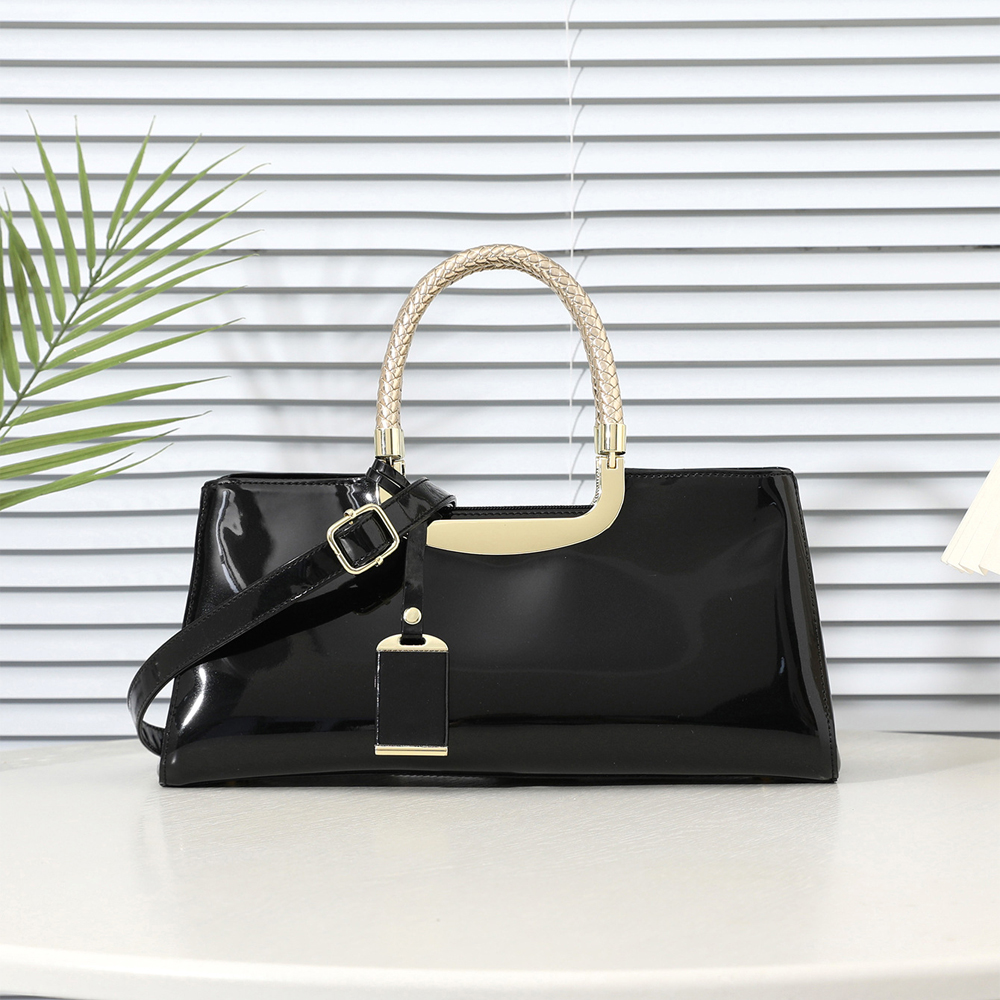 Radiance Ready Tote - Shine Brighter at Every Gathering With a Glossy Finish That Reflects Your Inner Luminosity and Refined Taste.